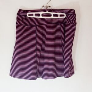 Talbots Blue/Pink Stripes Sports Skirt/Skort